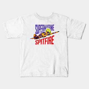 Supermarine Spitfire | WW2 Plane Kids T-Shirt